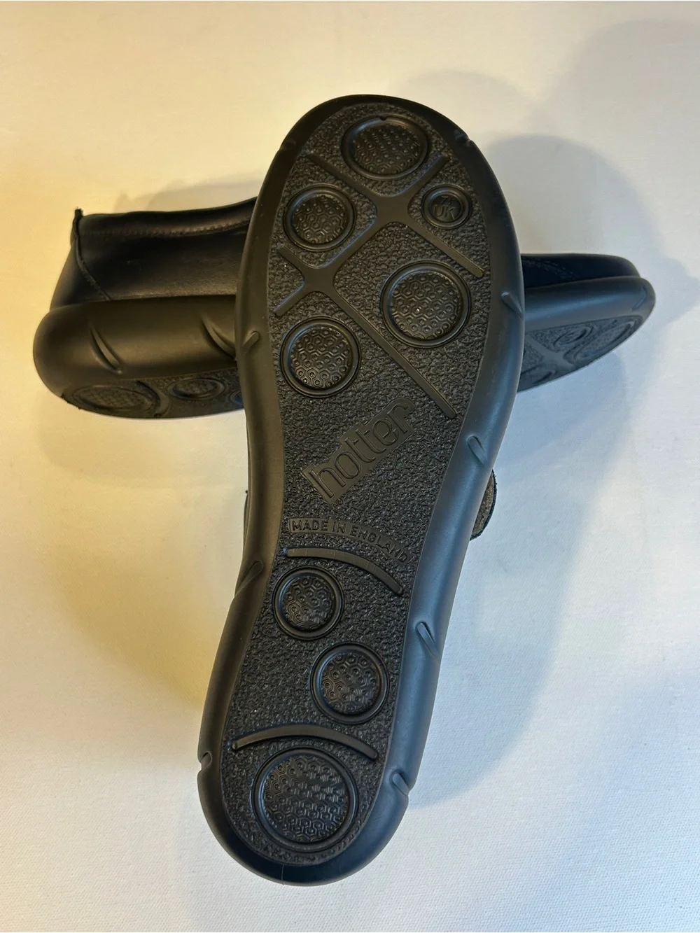 Hotter Sugar Navy Blue Leather Mary Jane Comfort Shoes Women’s US 9.5 EU 41.5‎